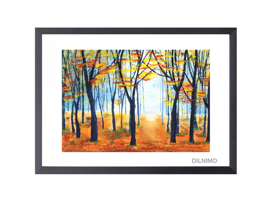 Golden Autumn Forest