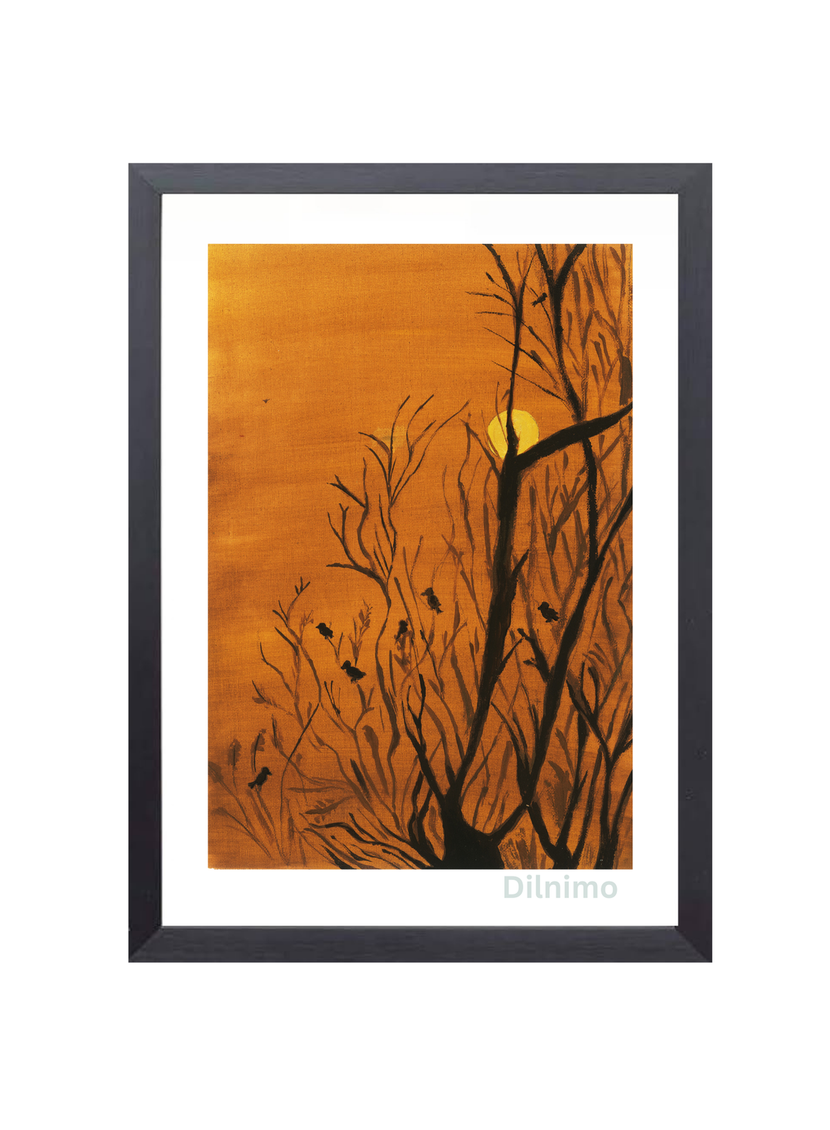 Serenity of Dusk Original Painting Wall Art