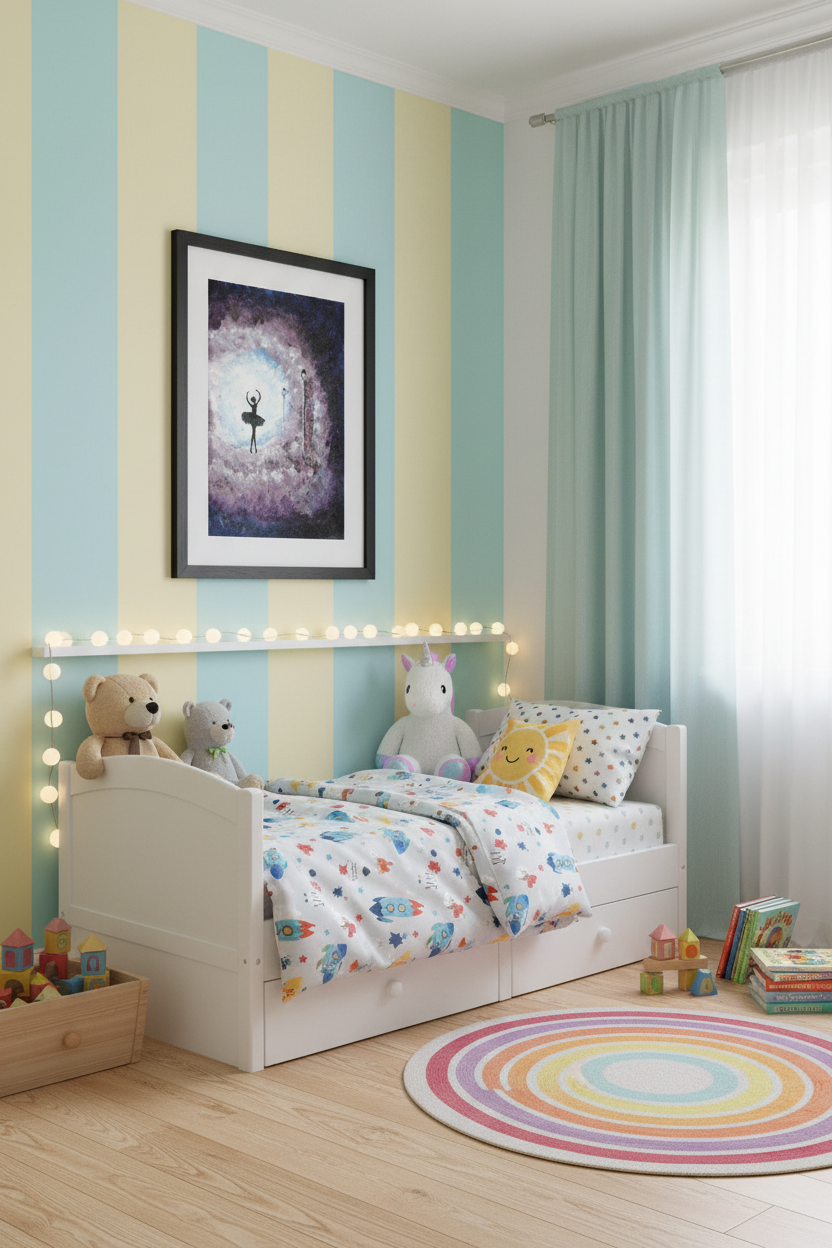 Twilight Ballerina Elegant Graceful Dance Painting